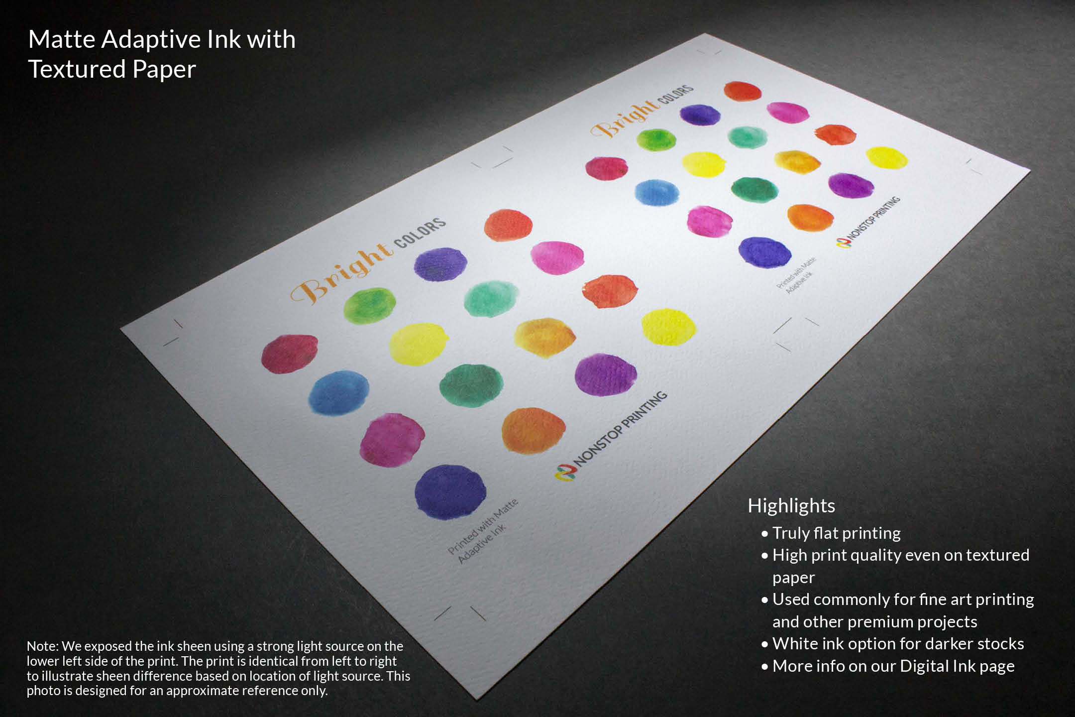 digital ink nonstop printing