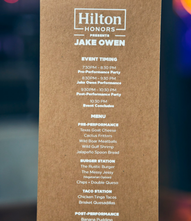 hilton menu right